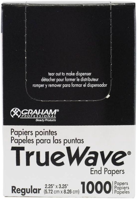 TRUE WAVE END PAPER REGULAR 1000/BX 2.5X3.25IN