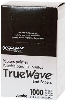 TRUE WAVE END PAPER JUMBO 1000/BX 2.5 X 4 IN