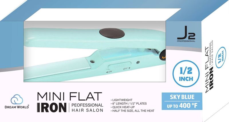 J2 H/T F/IRON MINI SKY BLUE ON/OFF 0.5 IN