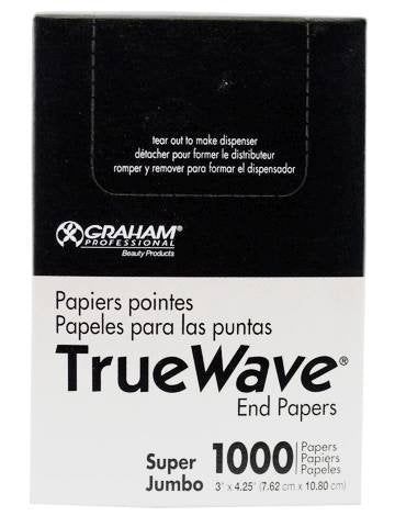 TRUE WAVE END PAPER SUPER JUMBO 1000/BX 3X4.25 IN