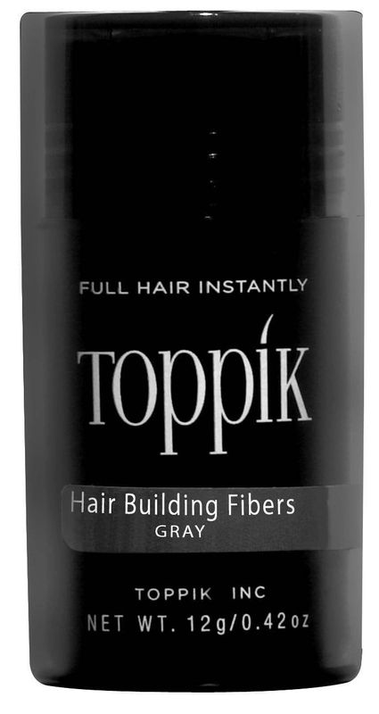 TOPPIK HAIR FIBER GRAY 12GM 0.42 OZ