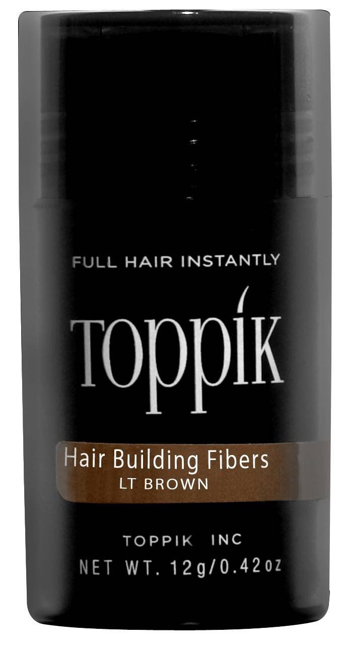 TOPPIK HAIR FIBER LIGHT BROWN 12GM 0.42 OZ