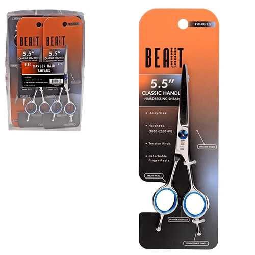 BEAUT CLASSIC HANDLE HAIRDRESSING SHEARS 5.5" W/ TENSION KNO