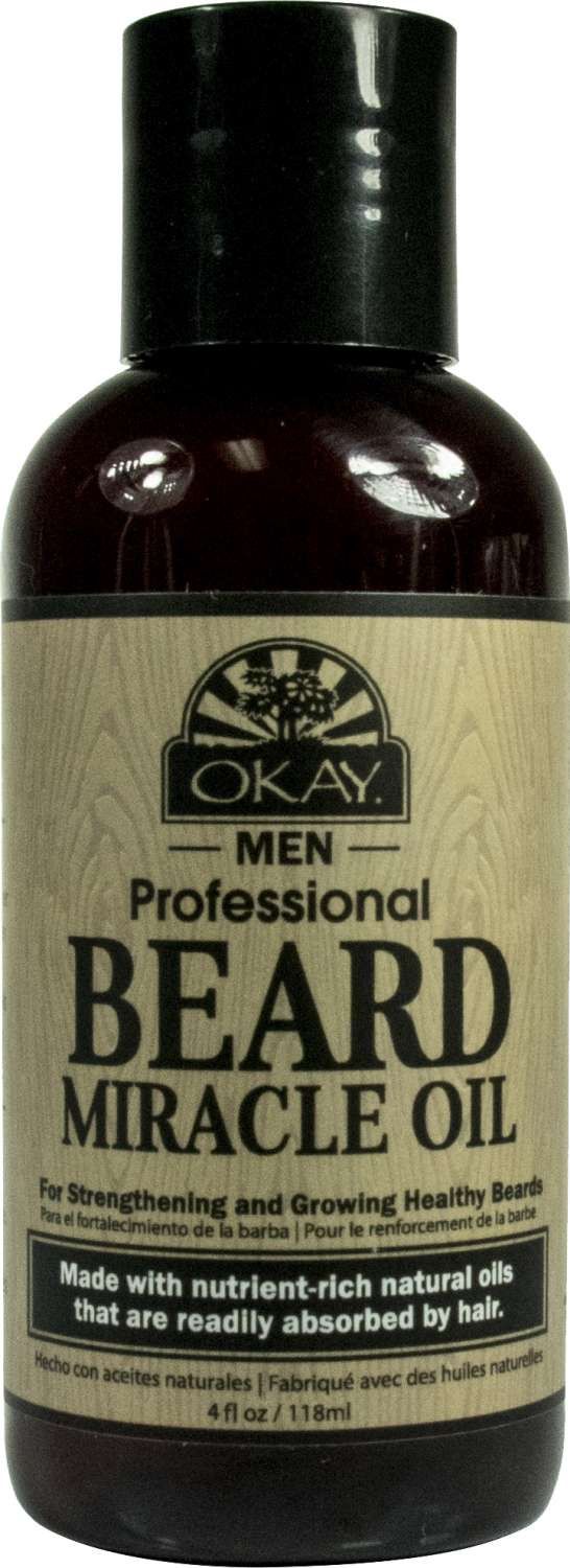 OKAY BEARD MIRACLE OIL 4 OZ