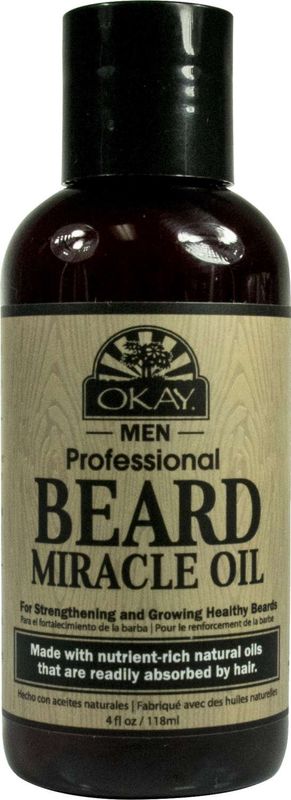 OKAY BEARD MIRACLE OIL 4 OZ
