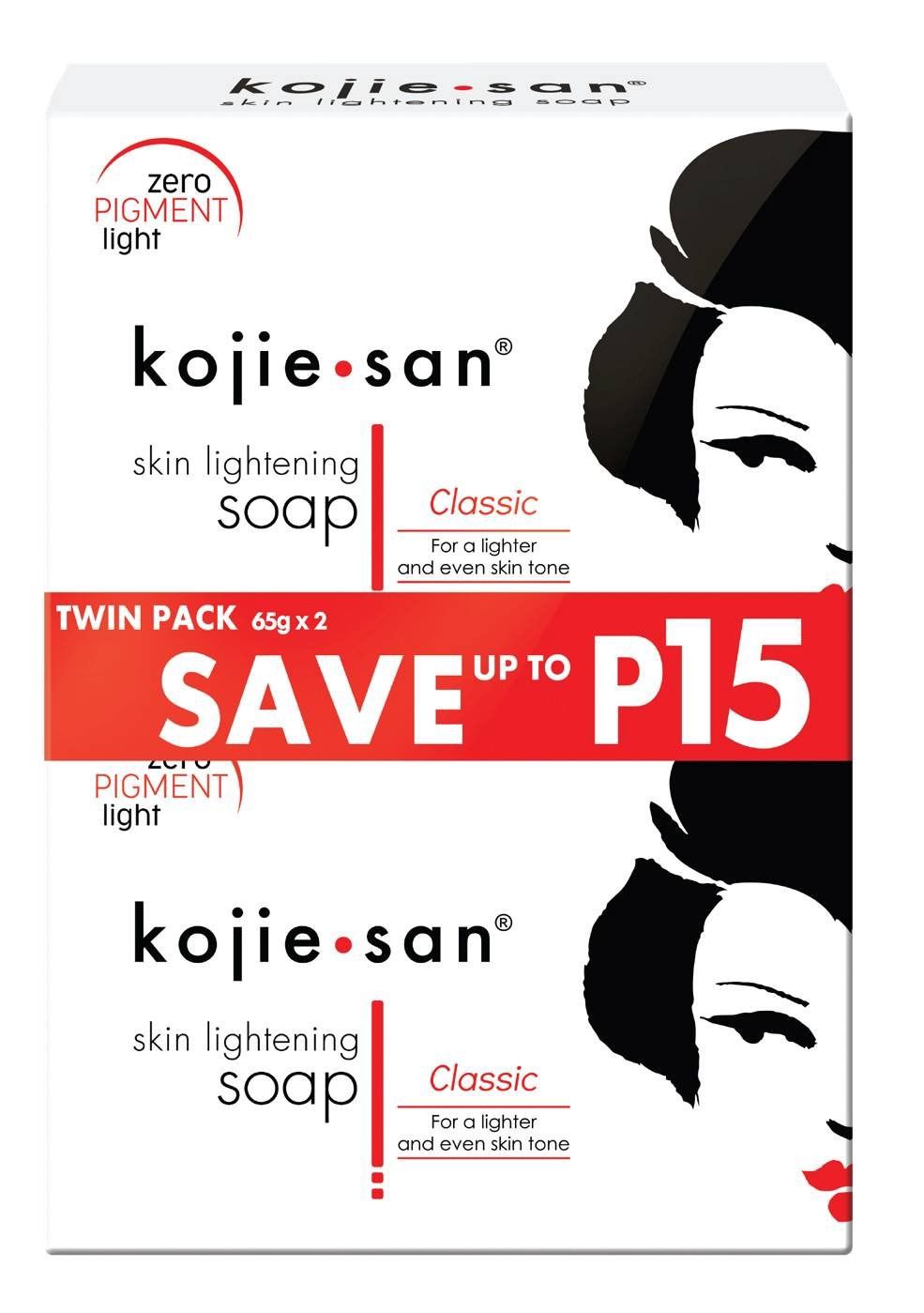 KOJIE SAN SKIN LIGHTENING SOAP X 2 65 G X2