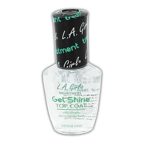 LA GIRL NAIL TREATMENT GEL SHINE TOP COAT 6PC