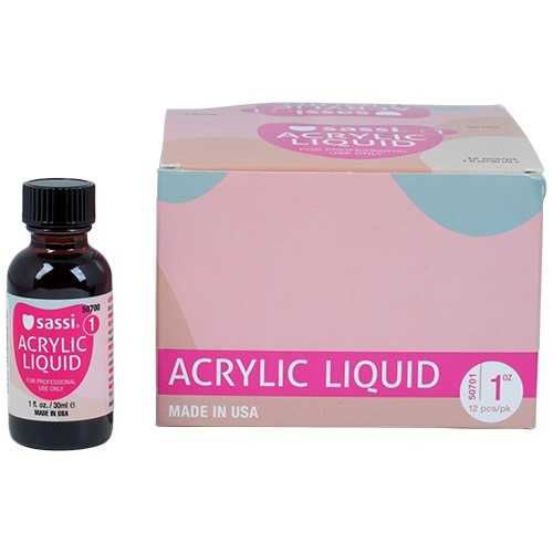 SASSI ACRYLIC LIQUID 1OZ 1DZ/PK (50700)