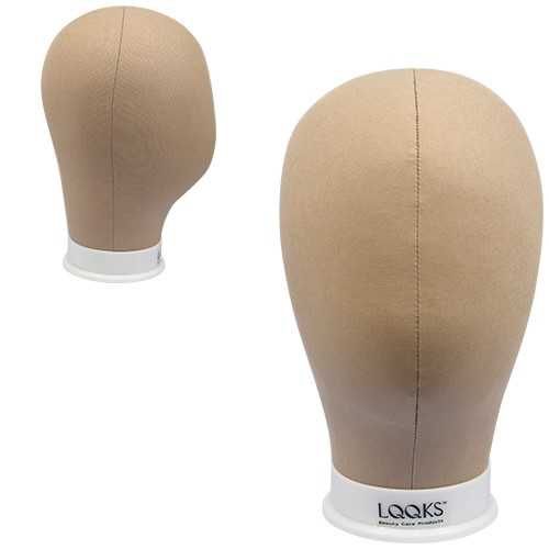 LQQKS POLYBLOCK HEAD SHAPE CANVASHEAD 22" BEIGE