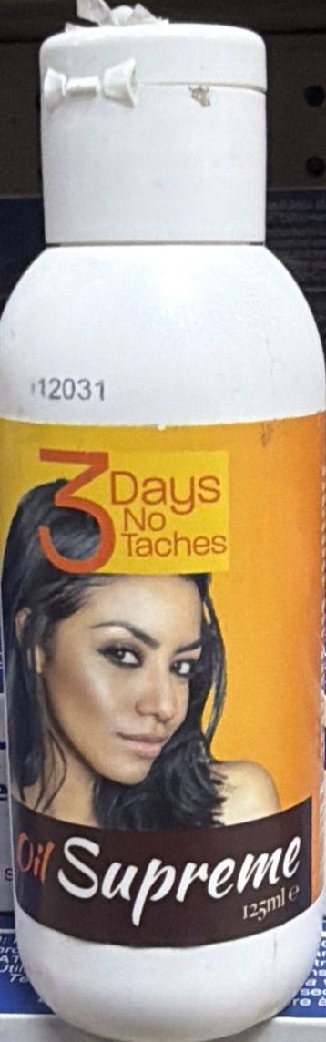 3 Days No Taches Oil Supreme