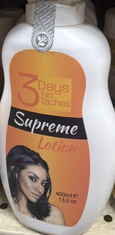 3 Days No Taches Supereme Lotion
