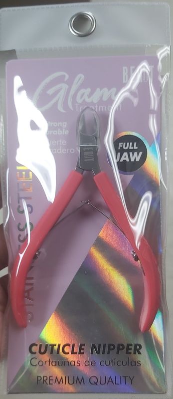 BEAUT GLAM TRMNT SST COMFORT GRIP CUTICLE NIPPER 6PC