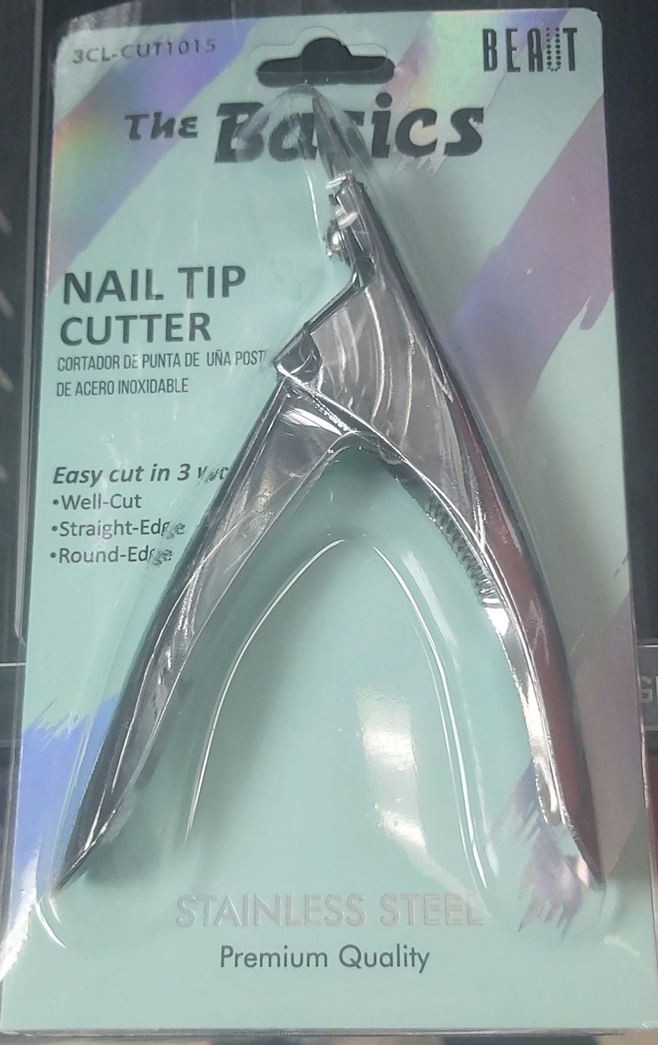 BEAUT STAINLESS NAIL TIP CUTTER 1DZ