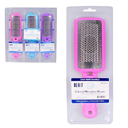 BEAUT STAINLESS STEEL RASPER BLISTER 1DZ