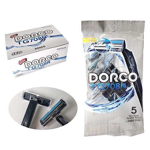 DORCO RAZOR 5PC/PK (TD708N)