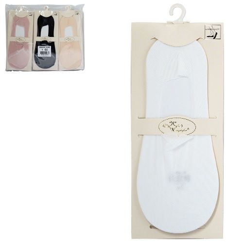 FASHION ACCS 1DZ - WOMEN'S NO SHOW SOCK ASST