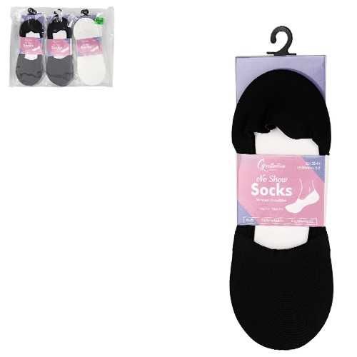 WOMEN'S SOCKS BLACK&amp;WHITE 10 PAIRS/PACK #2