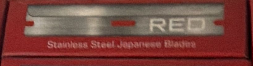 RED SINGLE EDGE BLADE 5PC