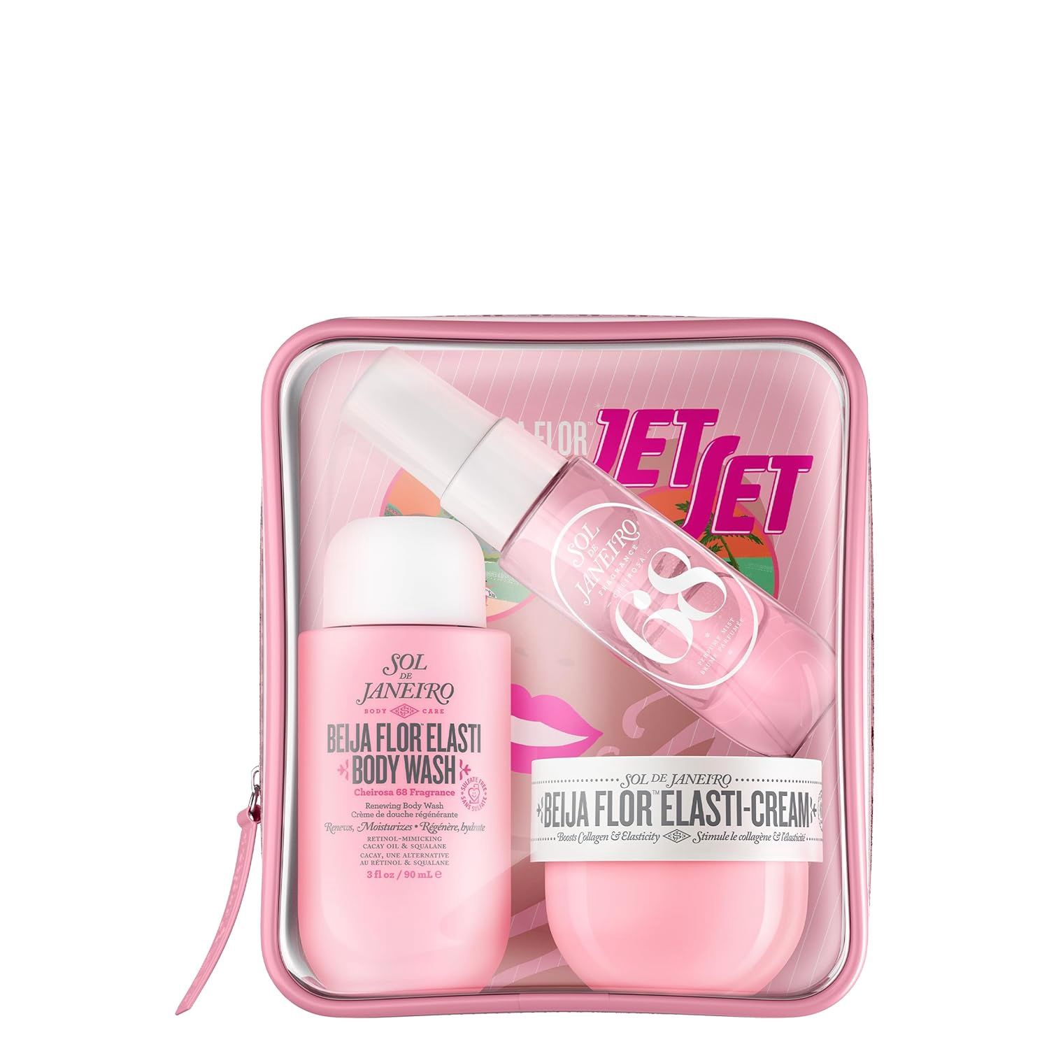 Sol de Janeiro Jet Set | Travel Shower Kit - Light Pink