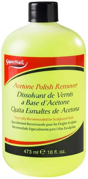 SUPER NAIL POLISH REMOVER REG ACETONE 16 OZ
