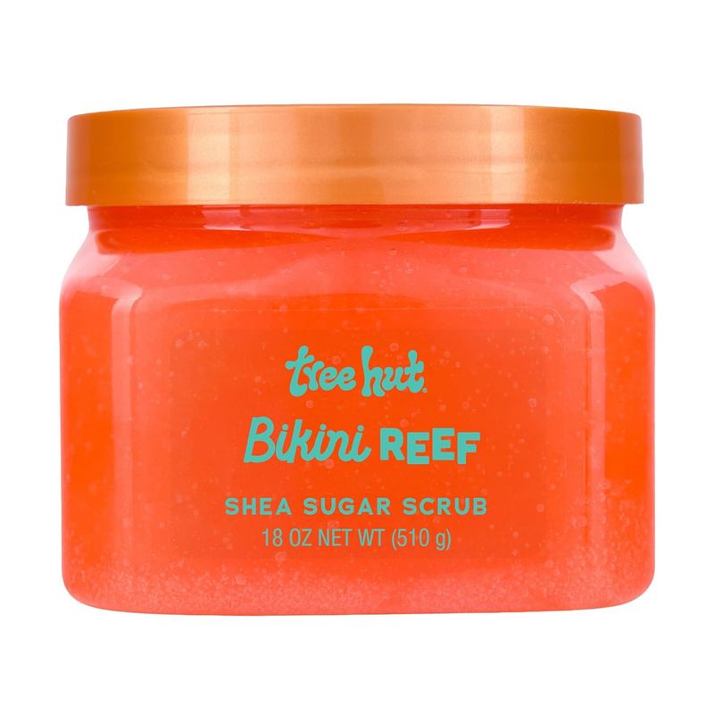 Tree Hut Bikini Reef Shea Sugar Scrub, Exfoliating, Hydrating &amp; Moisturizing Body Scrub