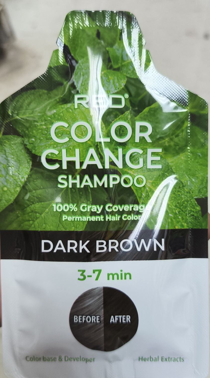 KISS COLOR CHANGE SHAMPOO DARK BROWN