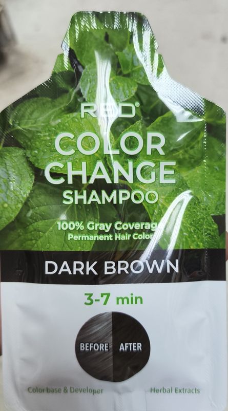 KISS COLOR CHANGE SHAMPOO DARK BROWN
