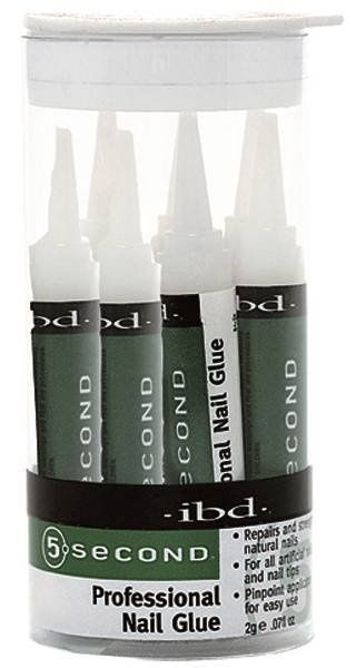 5 SECOND NAIL GLUE 5PC/PK 2 GM