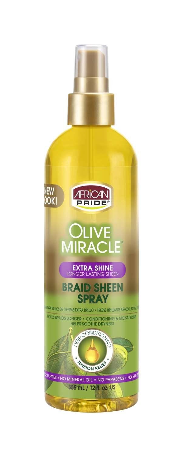 A/P OLIVE BRAID SHEEN [EXTRA SHINE] 12 OZ