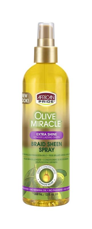 A/P OLIVE BRAID SHEEN [EXTRA SHINE] 12 OZ