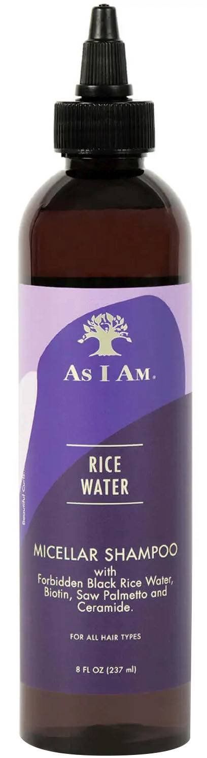 AS I AM RICE WATER MICELLAR SHAMPOO 8 OZ