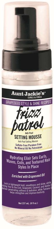 AUNT J GRAPE FRIZZ SETTING MOUSSE 8.5 OZ