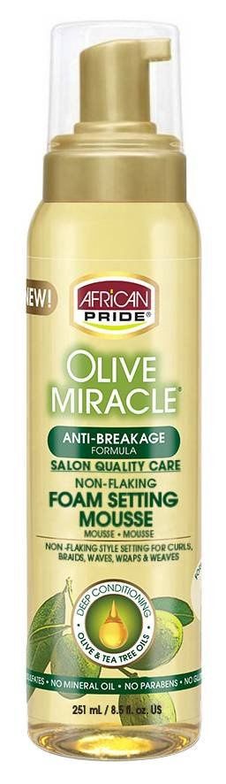 A/P OLIVE FOAM SET MOUSSE 8.5 OZ