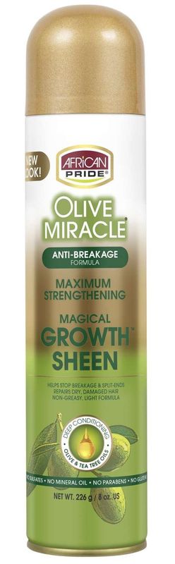 A/P OLIVE SHEEN SPRAY 8 OZ