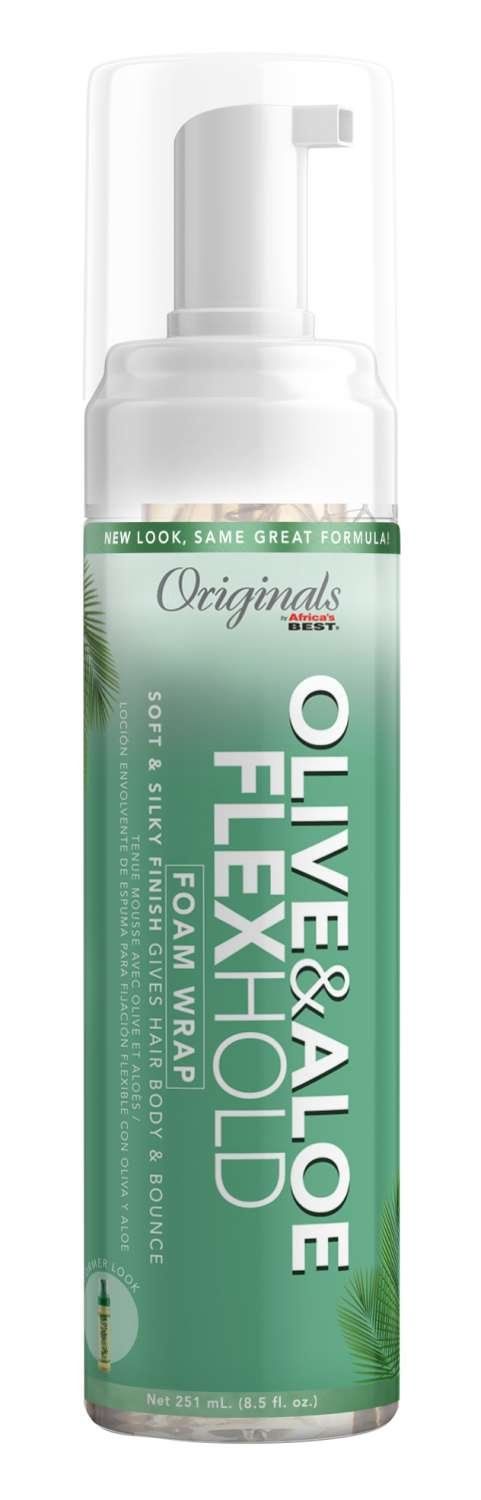 AB ORG OLIVE ALOE FLEX HOLD FOAM WRAP 8.5 OZ