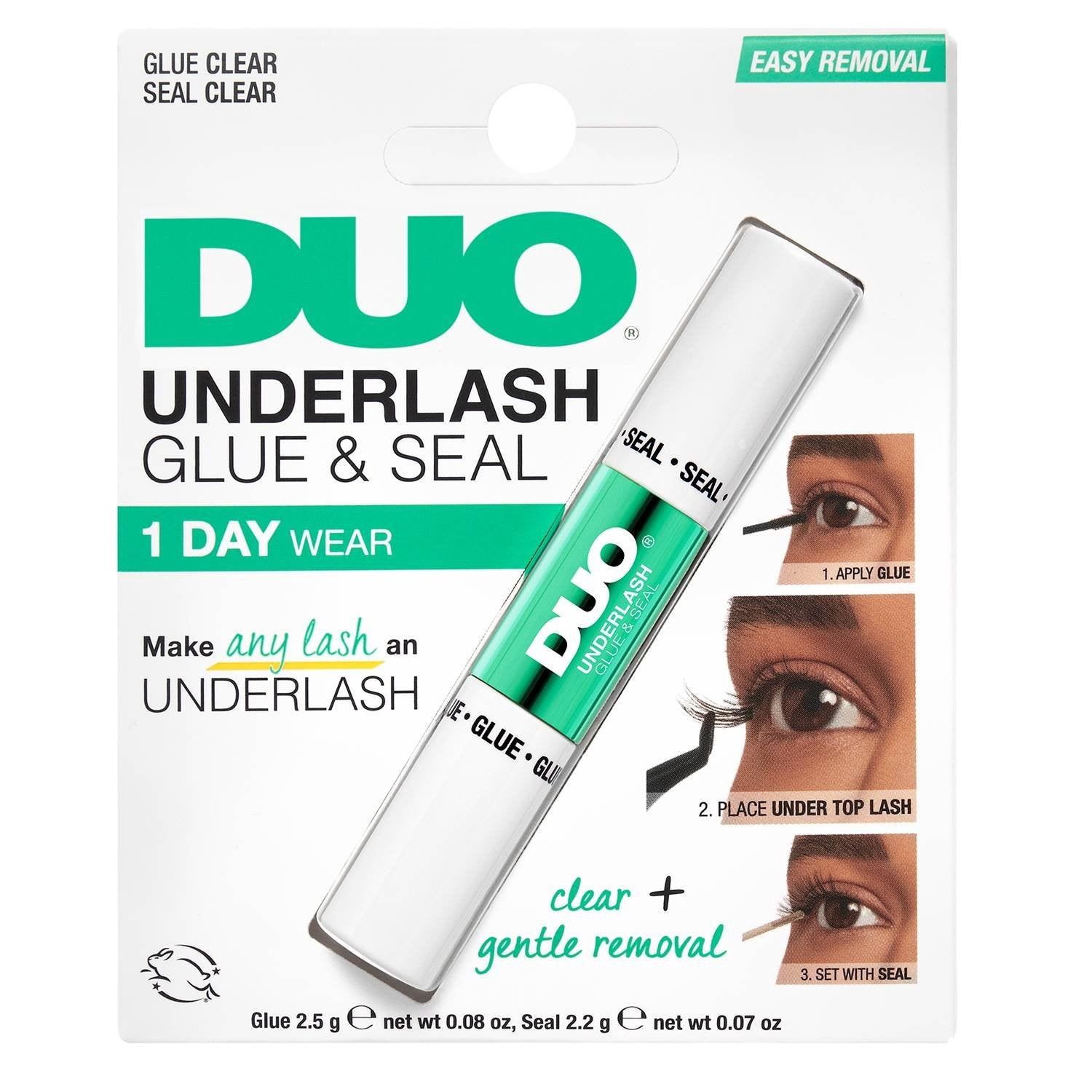 ARDELL DUO UNDERLASH GLUE CLR/SEAL CLEAR 0.15 OZ