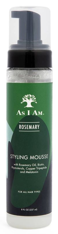AS I AM ROSEMARY STYLING MOUSSE 8 OZ