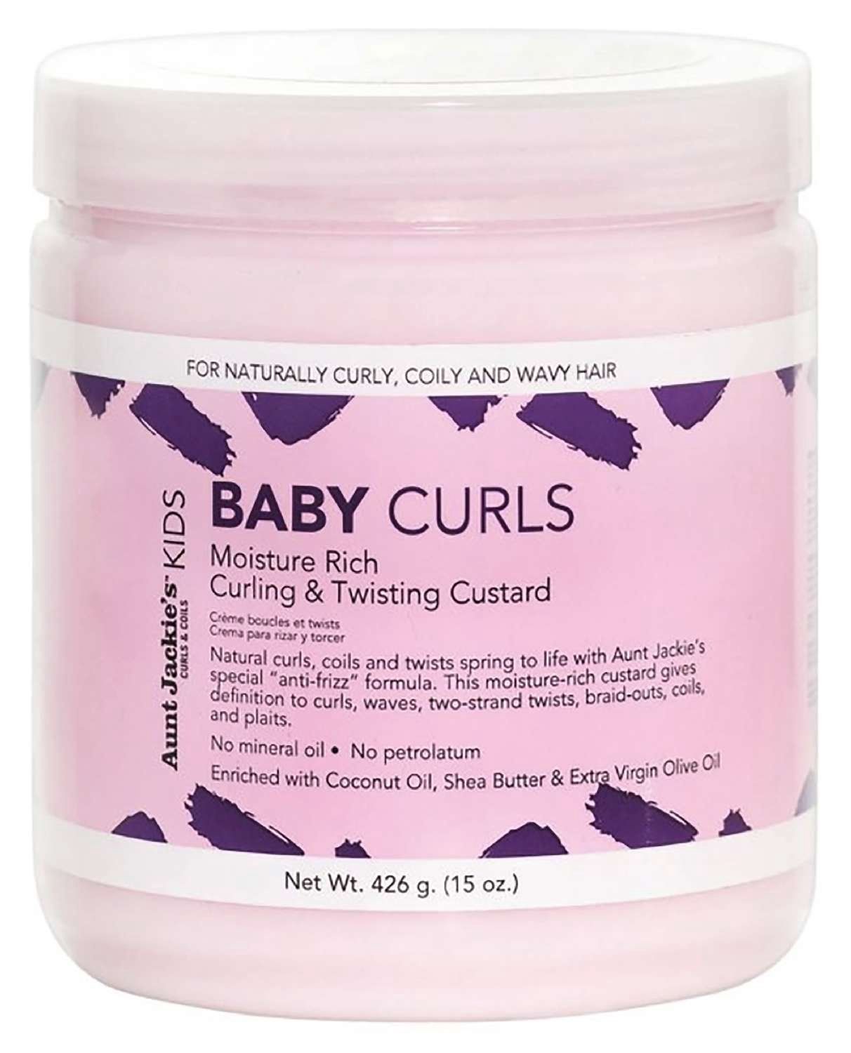 AUNT J KIDS BABY CURL CUSTARD 15 OZ