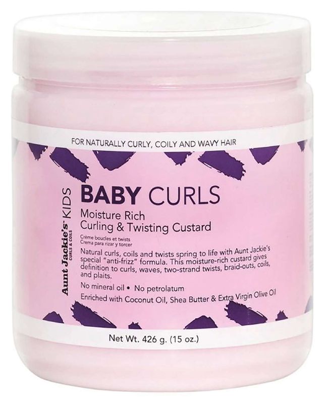 AUNT J KIDS BABY CURL CUSTARD 15 OZ