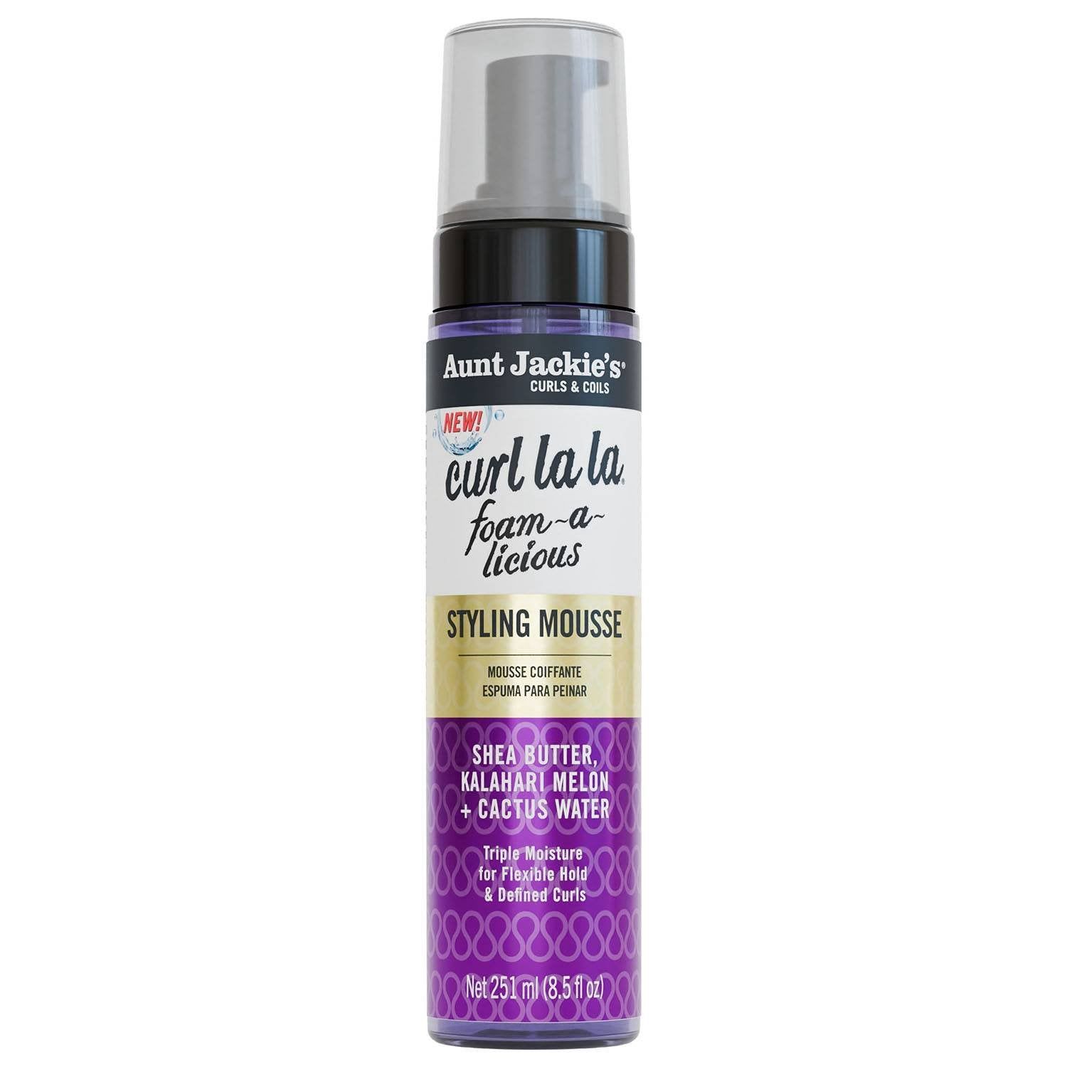 AUNT JACKIE CURL LA LA STYLING MOUSSE 8.5 OZ
