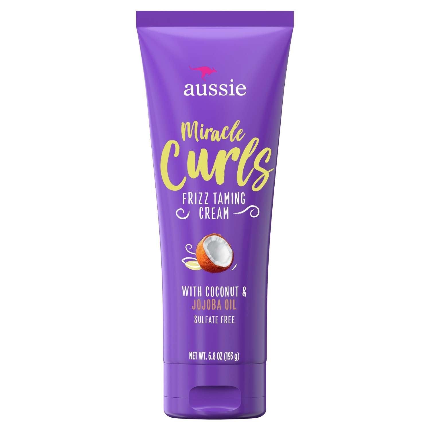 AUSSIE MIRACLE CURLS FRIZZ TAMING CREAM 6.8 OZ