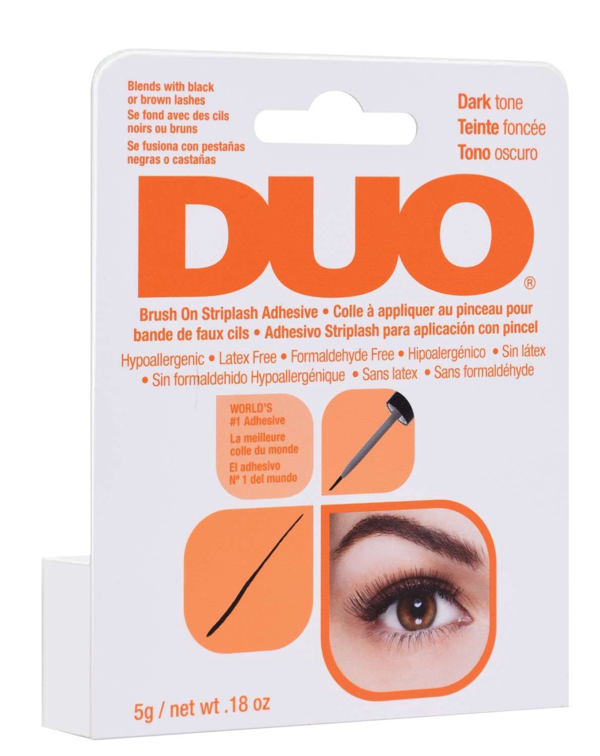 ARDELL DUO ADHESIVES BRUSH-ON DARK 0.25 OZ