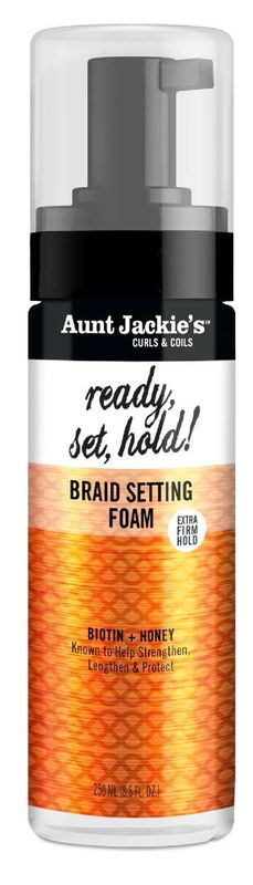 AUNT J BIOTIN+HONEY BRAID SETTING FOAM 8.5 OZ