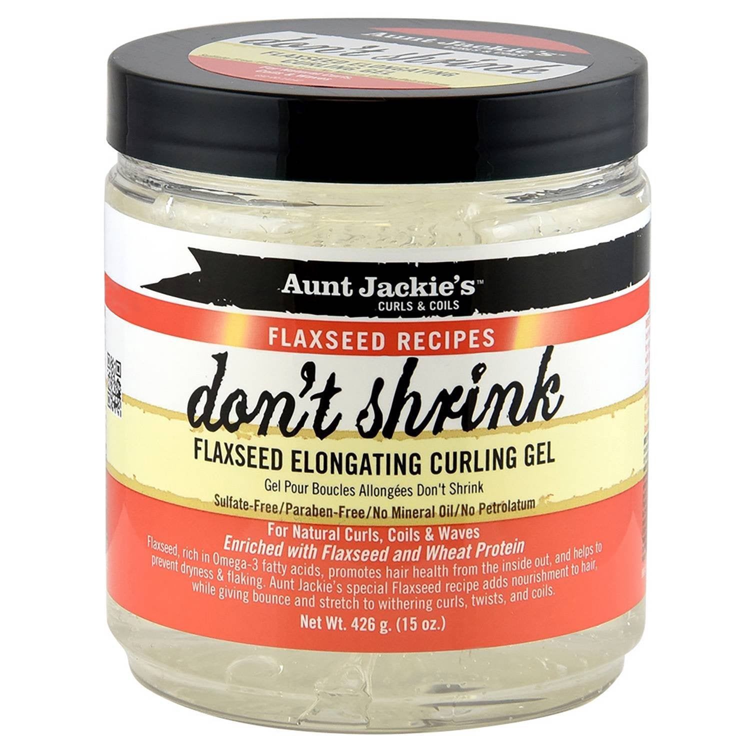 AUNT J FLAX DONT SHRINK GEL 15 OZ