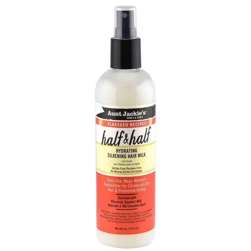 AUNT J FLAX HALF/HALF MILK 12 OZ