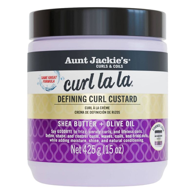 AUNT JACKIE CURL LA LA CUSTARD 15 OZ