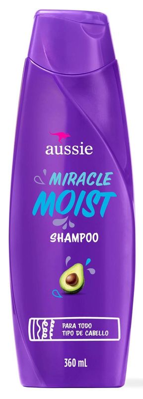 AUSSIE MIRACLE MOIST SHAMPOO 12.1 OZ