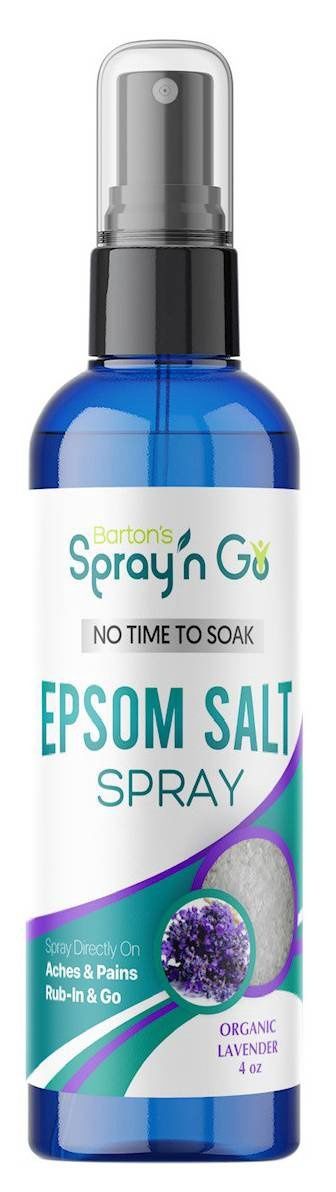 BARTONS EPSOM SALT SPRAY LAVENDER 4 OZ