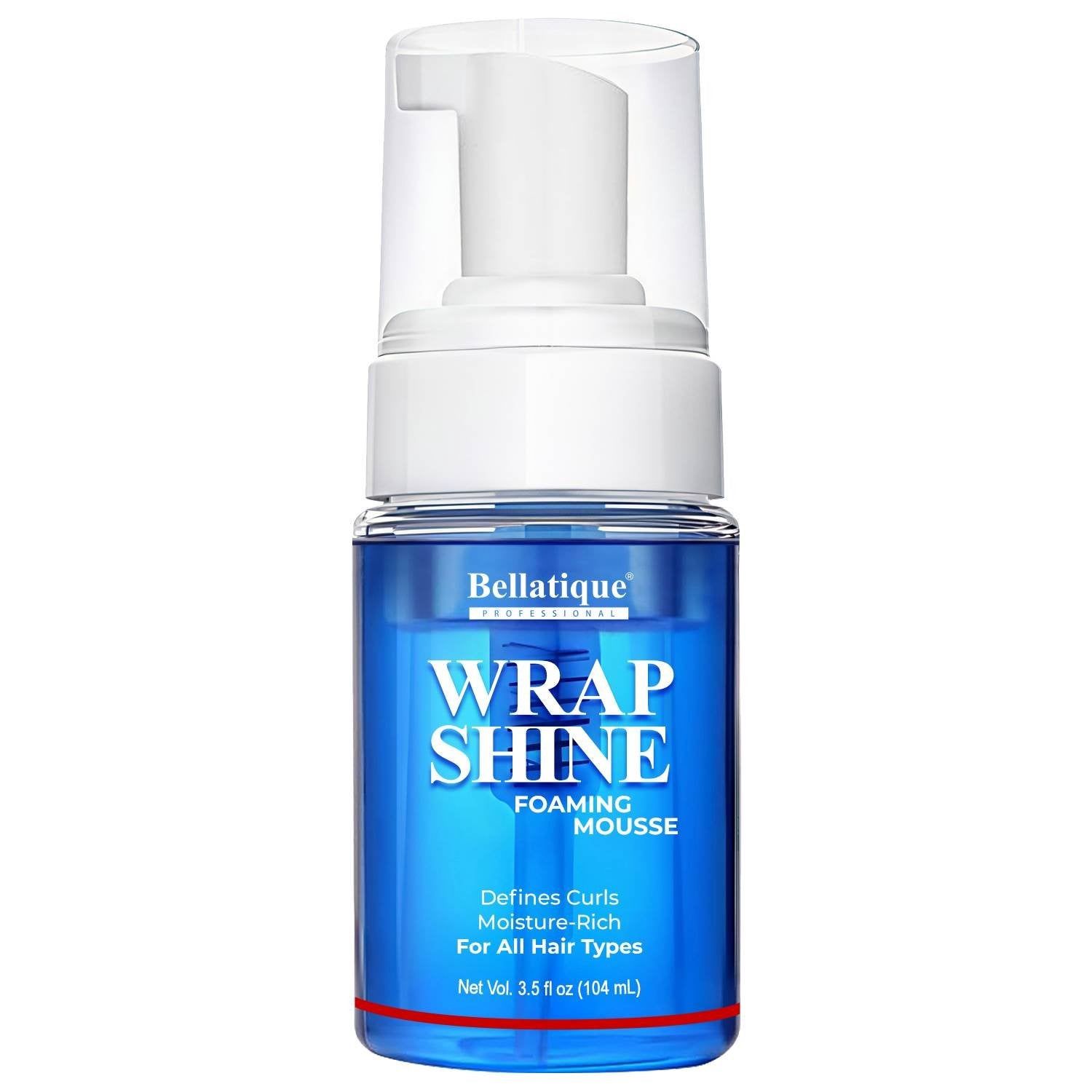 BELLATIQUE WRAP SHINE FOAMING MOUSSE 3.5 OZ