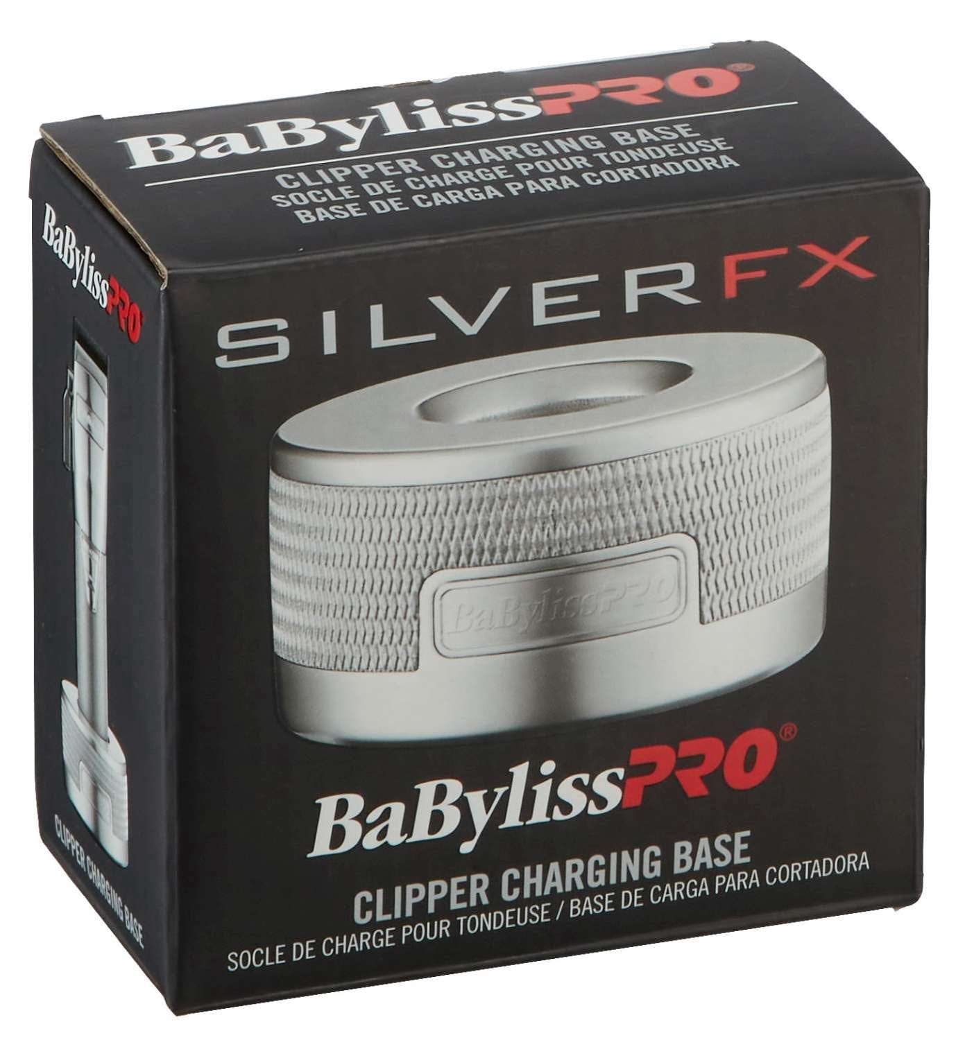 BABYLISS FX CHARGING BASE CLIPPER SILVER FX870